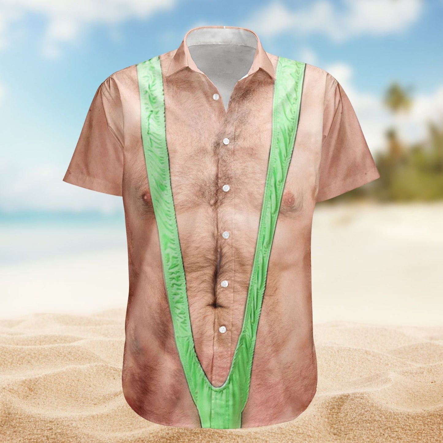 Funny Men's Sling Swimsuit Ugly Personalized Hawaiian Shirt For Personalized Vacation Style And Beach Travel