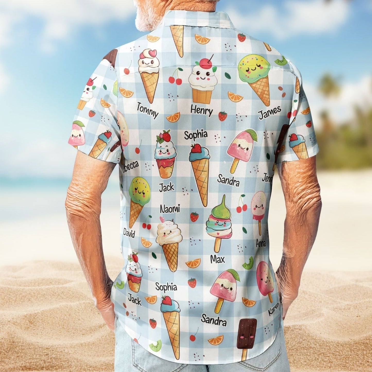 Custom Aloha Coolest Pop Kids Names Personalized Hawaiian Shirt For Coastal Travel And Summer Outings