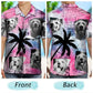 Tropical Funny Beach Vacation Custom Photo Newspaper Hawaiian Shirt For Tropical Holidays And Casual Wear