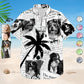 Tropical Funny Beach Vacation Custom Photo Newspaper Hawaiian Shirt For Tropical Holidays And Casual Wear