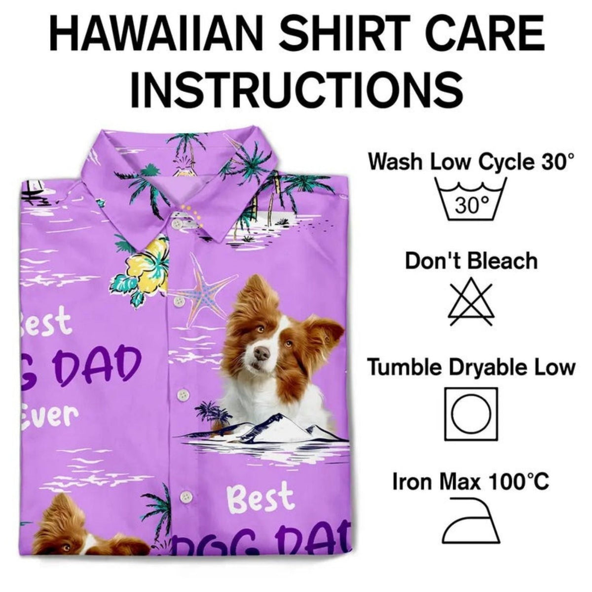 Tropical Dog Custom Photo Dad Island Personalized Hawaiian Shirt For Personalized Vacation Style And Beach Travel