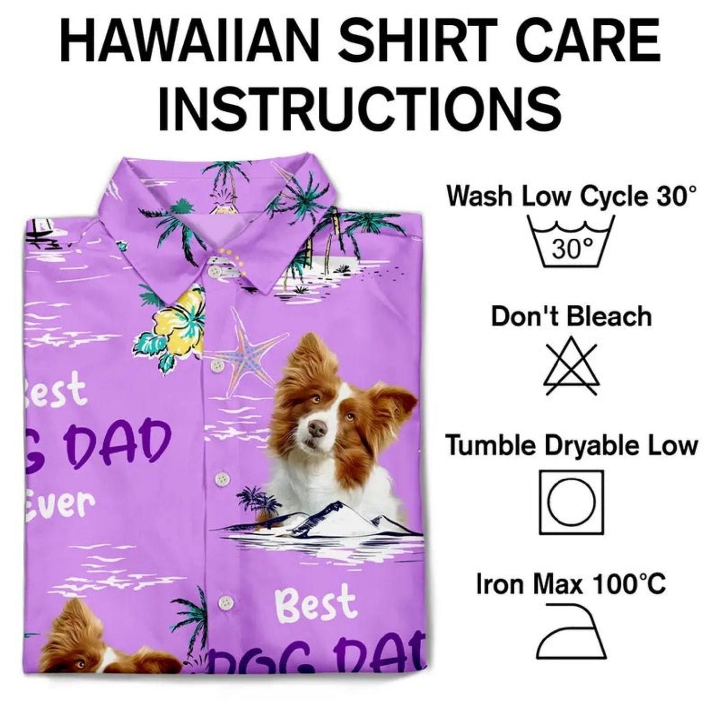 Tropical Dog Custom Photo Dad Island Personalized Hawaiian Shirt For Personalized Vacation Style And Beach Travel