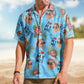 Custom Aloha Wife Summer Vacation Husband Personalized Hawaiian Shirt For Summer Vacation And Beach Travel
