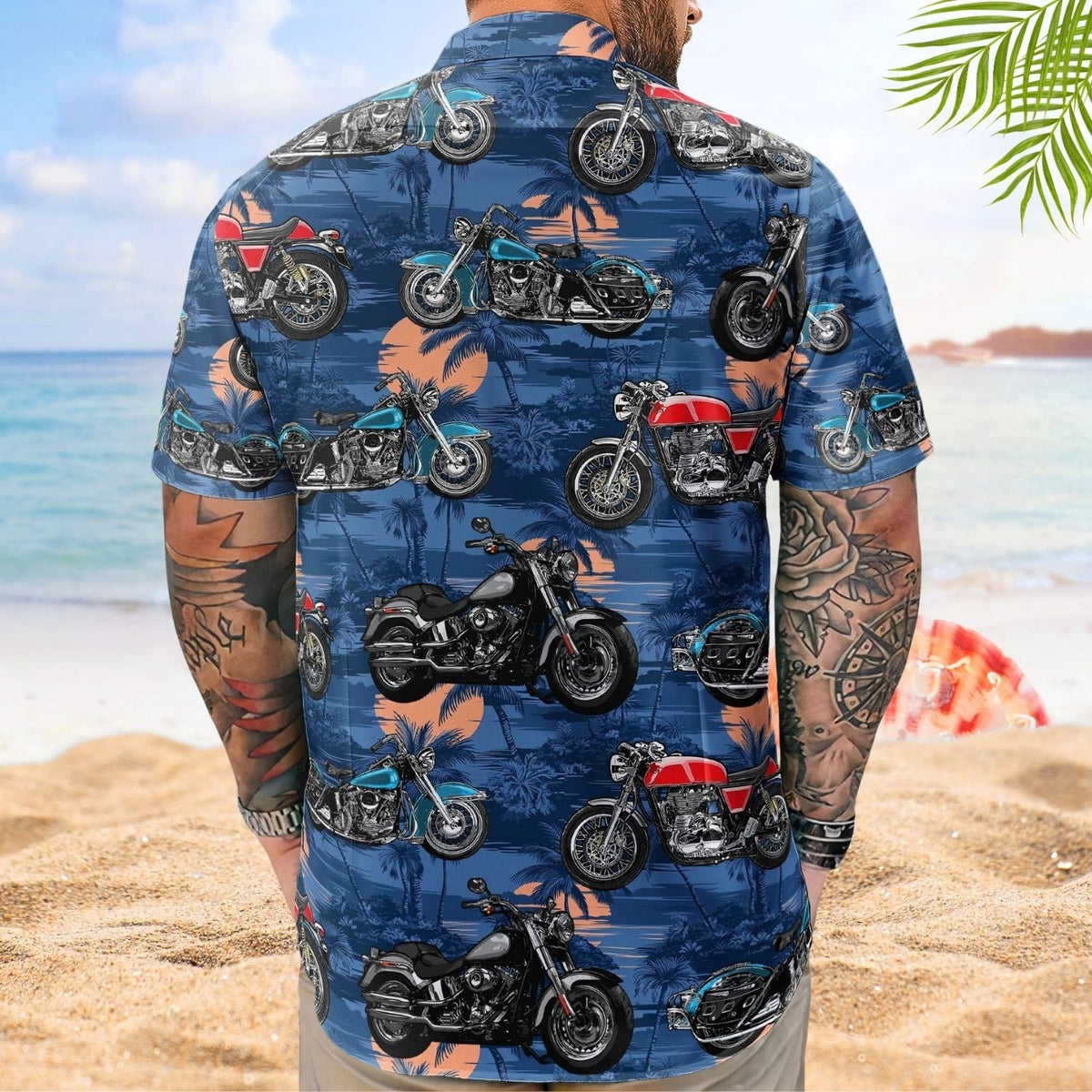 Vintage Bicycle Personalized Aloha Custom Bikes Photo Hawaiian Shirt For Personalized Vacation Style And Beach Travel