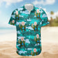 Funny Fishing Man Angler Theme Personalized Photo Hawaiian Shirt For Personalized Vacation Style And Beach Travel