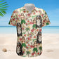 Tropical Personalized Aloha Custom Photo Hula Girl Hawaiian Shirt For Personalized Vacation Style And Beach Travel