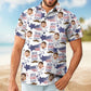 Dad Photo Insert Personalized Hawaiian Shirt For Beach Days And Outdoor Gatherings