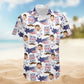 Dad Photo Insert Personalized Hawaiian Shirt For Beach Days And Outdoor Gatherings