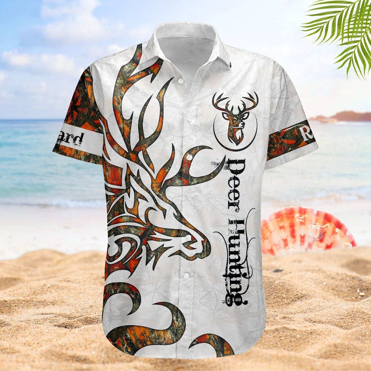 Deer Personalized Hunting Aloha Camo Realtree Custom Hawaiian Shirt For Personalized Vacation Style And Beach Travel