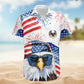 Patriotic American Dad Grandpa Papa Personalized Back Hawaiian Shirt For Personalized Vacation Style And Beach Travel