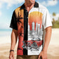 Retro Car Custom Photo Muscle Men Husband Hawaiian Shirt For Beach Days And Outdoor Gatherings