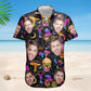 Magical Mushroom Personalized Aloha Skull Gift Men Hawaiian Shirt For Summer Vacation And Beach Travel