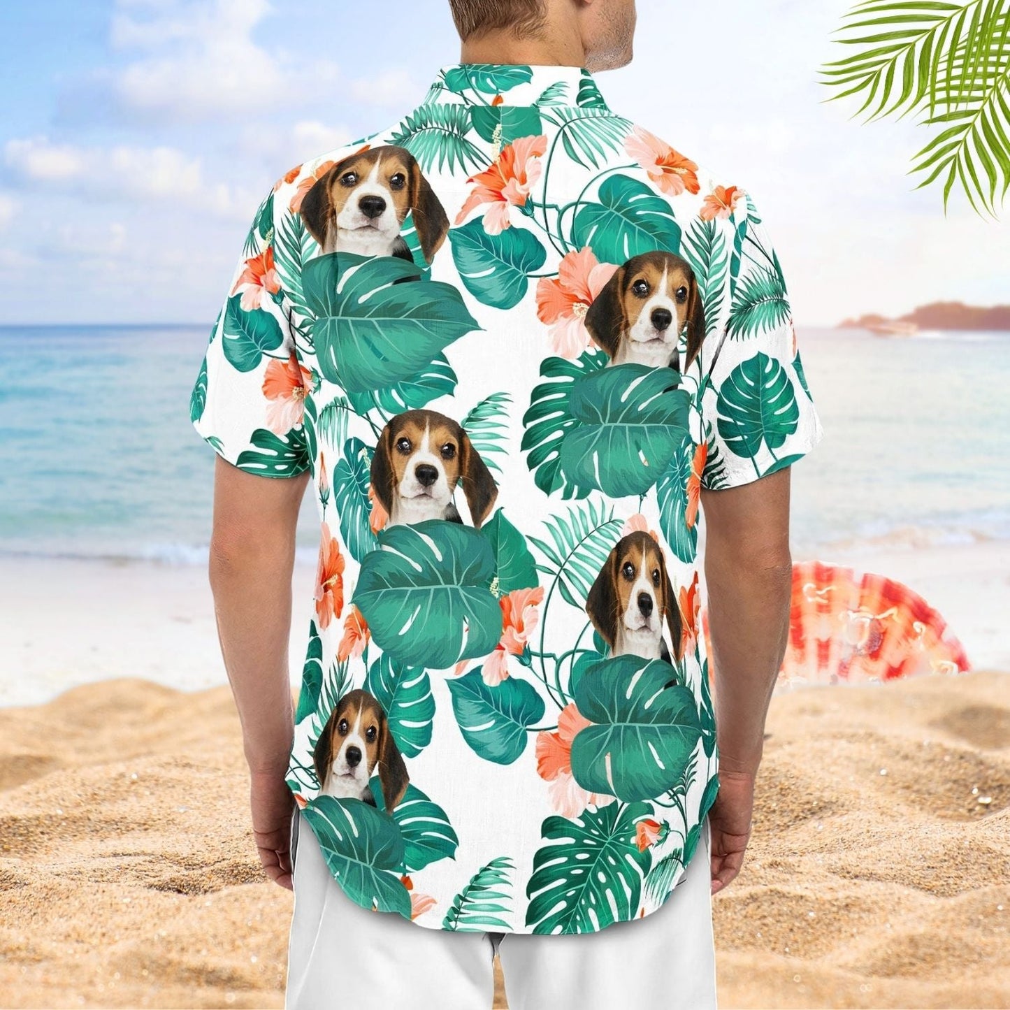 Funny Custom Photo Aloha Family Pet Face Hawaiian Shirt For Sunny Getaways, Weekend Travel, And Relaxed Everyday Styling