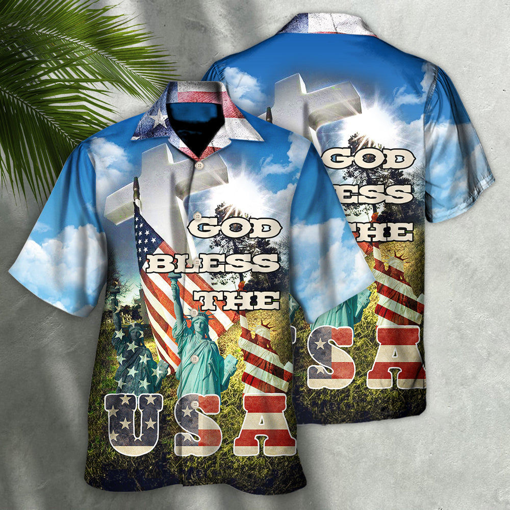 Horseback Riding Horse Hawaiian Shirt Front Pattern View For Casual Outings