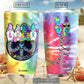 Hippie Love Colorful Personalized 20 Oz Tumbler For Coffee Travel And Daily Drinks