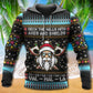 Viking Holiday Battle Humor Hoodie For Festive Celebrations Seasonal Trips And Relaxed Winter Wear