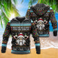 Viking Holiday Battle Humor Hoodie For Festive Celebrations Seasonal Trips And Relaxed Winter Wear