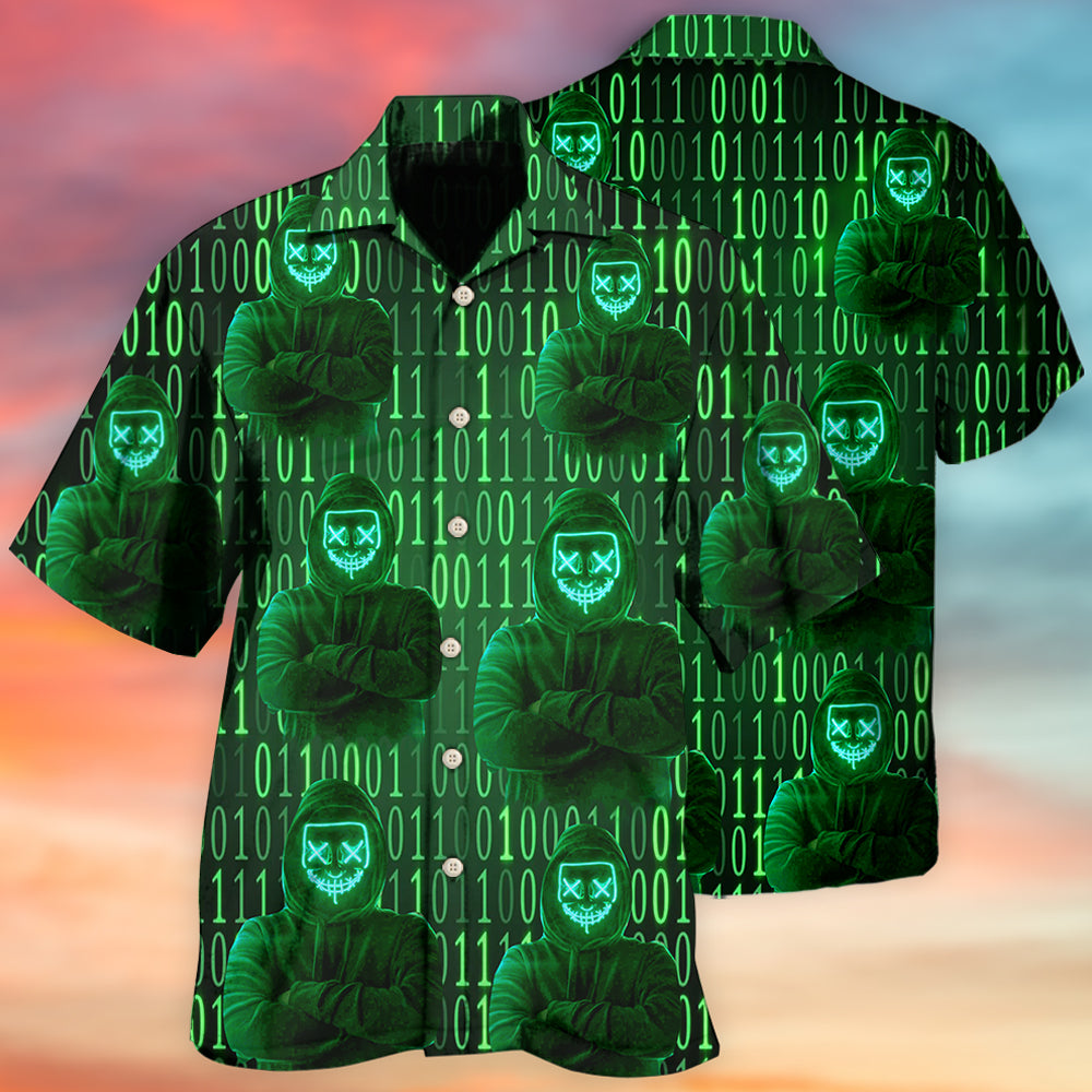 Don'T Mess Hacker Tech Hawaiian Shirt For Tropical Holidays, Outdoor Gatherings, And Everyday Comfort
