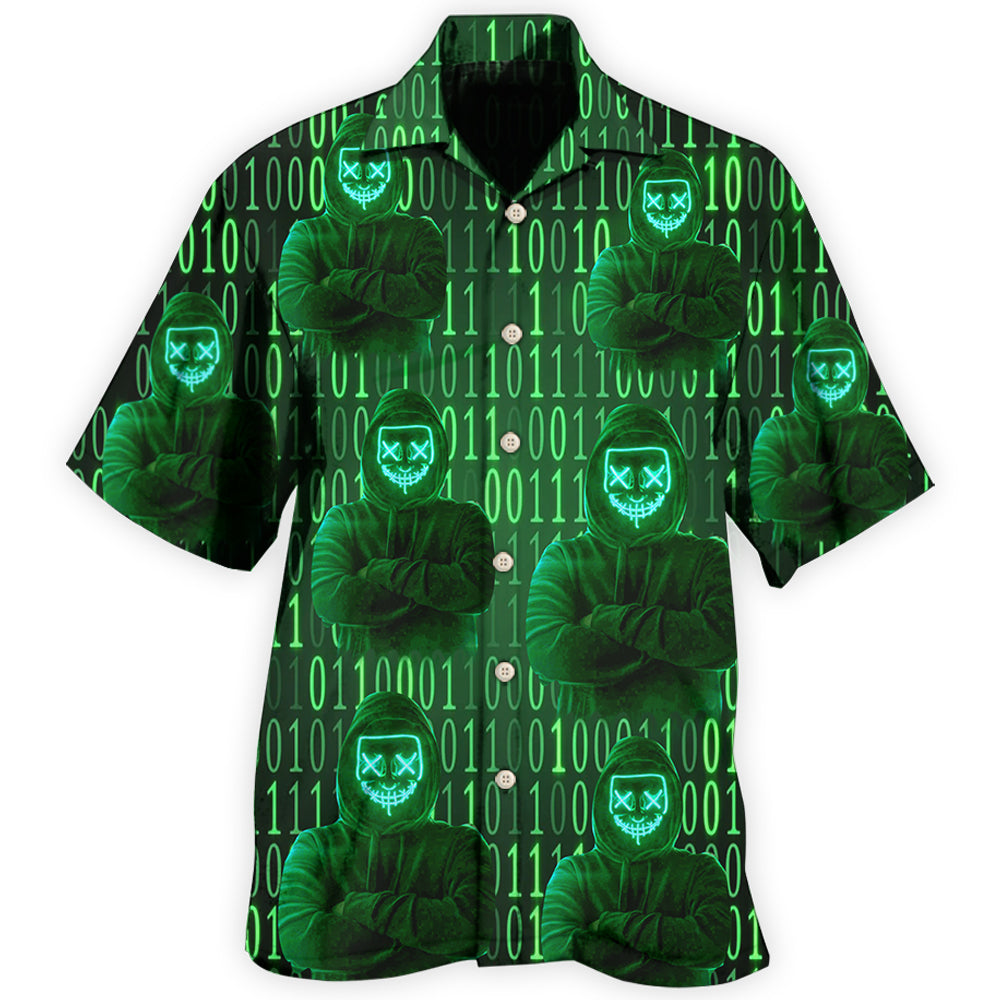 Don'T Mess Hacker Tech Hawaiian Shirt For Tropical Holidays, Outdoor Gatherings, And Everyday Comfort