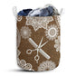 Hairstylist Lace Handmade Laundry Basket For Bathroom Bedroom Storage