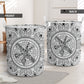 Hairstylist Mandala Style Laundry Basket For Room Home Organizer