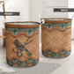 Hairstylist Rattan Mandala Laundry Basket For Room Home Organizer