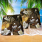 Halloween Beach Shorts Pattern Detail For Outdoor Activities And Bright Seasonal Outfits
