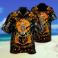 Halloween Dance Skeleton Scared Hawaiian Shirt Artwork View For Coastal Escapes And Resort Style