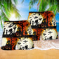 Halloween Bigfoot UFO Humor Beach Shorts For Summer Vacation And Coastal Travel