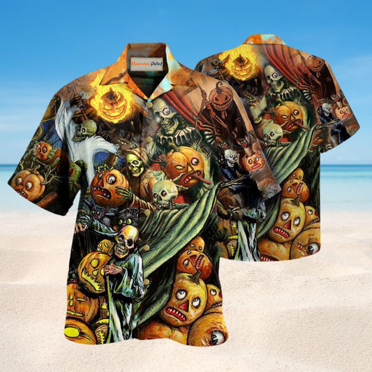 Halloween Is Coming Hawaiian Shirt For Island Getaways Beach Parties And Comfortable Vacation Style