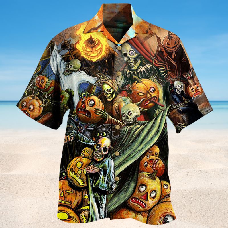 Halloween Is Coming Hawaiian Shirt For Island Getaways Beach Parties And Comfortable Vacation Style