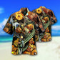 Dark Halloween Hawaiian Shirt With All Over Print For Coastal Adventures Summer Events And Everyday Comfort