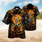Halloween Dancing Skeleton Hawaiian Shirt For Resort Events Seasonal Fun And Casual Warm Weather Style