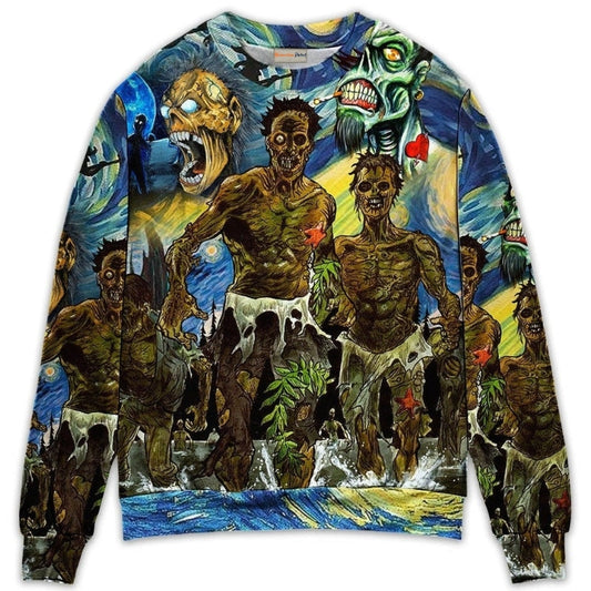Halloween Funny Night Fantasy Sweater For Halloween Events Weekend Outings And Creative Gift Giving