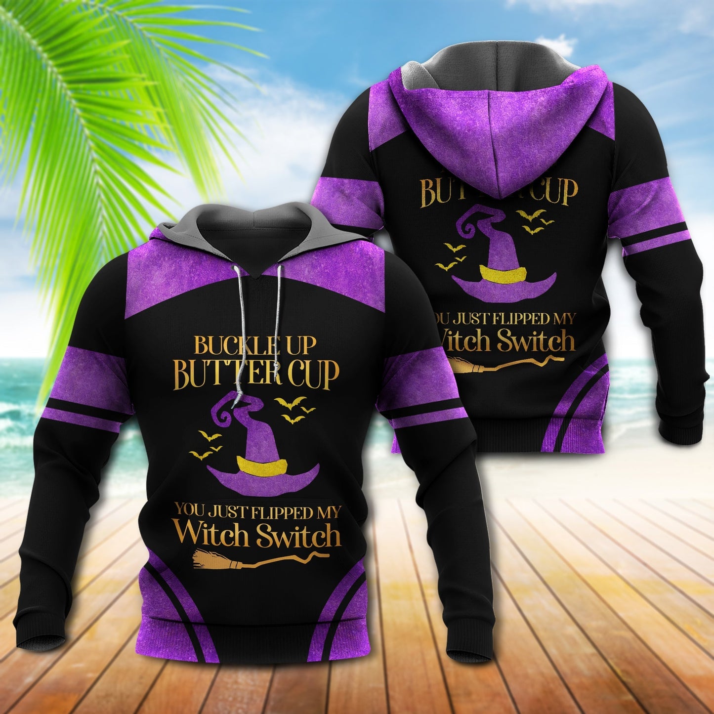 Halloween Witch Hat Switch Hoodie For Fall Celebrations Casual Streetwear And Weekend Travel