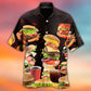 Food Hamburger Fast Hawaiian Shirt For Coastal Adventures And Warm Weather Wear