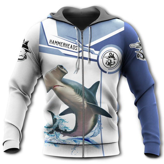 Hammerhead Shark Fishing Team Hoodie For Fishing Trips Weekend Outings And Relaxed Casual Wear