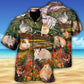 Floral Cute Hamster Hawaiian Shirt For Beach Days, Summer Outings, And Thoughtful Gift Giving