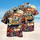 Books Happiness Is A Good Book And A Sleeping Cat Hawaiian Shirt For Summer Travel And Casual Beach Wear