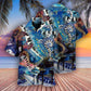 Piano Music Happiness Playing Hawaiian Shirt Pattern Detail For Summer Holidays And Outdoor Fun