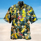Happy Bananas Fruit Hawaiian Shirt For Island Getaways Beach Parties And Comfortable Vacation Style
