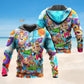 Happy Cows Love Animals Hoodie For Relaxed Streetwear Weekend Travel And Everyday Style
