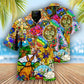Easter And Rabbit Hawaiian Shirt With Detailed Graphic For Island Holidays Summer Parties And Casual Outdoor Wear
