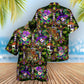 Happy Mardi Gras Festival Hawaiian Shirt Pattern Detail For Vacation Travel And Daily Wear