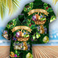 Happy Funny Easter Bunny Hawaiian Shirt For Beach Parties And Weekend Getaways