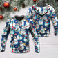 Happy Snowman Christmas Hoodie For Winter Streetwear Christmas Travel And Seasonal Home Gatherings