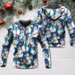 Happy Snowman Christmas Hoodie For Winter Streetwear Christmas Travel And Seasonal Home Gatherings