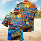 Harbor Bygone Hawaiian Shirt For Tropical Holidays, Outdoor Gatherings, And Everyday Comfort
