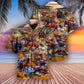Horse Harness Racing Races Hawaiian Shirt Artwork View For Weekend Travel And Beach Style