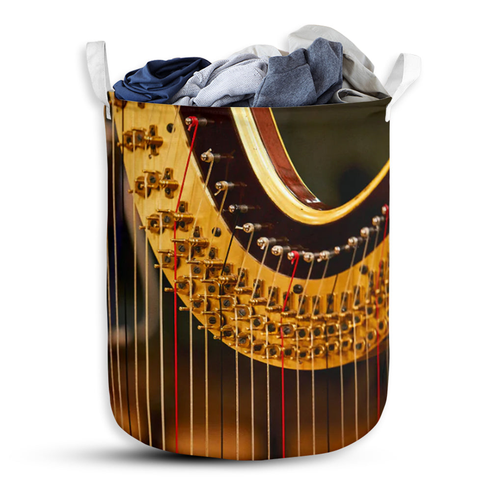 Harp Shortcut Laundry Basket For Bathroom Bedroom Storage